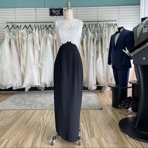 Lace and Black Dress